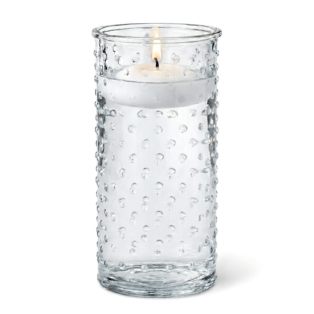 Richland Cylinder Vase Dotted Swiss Small