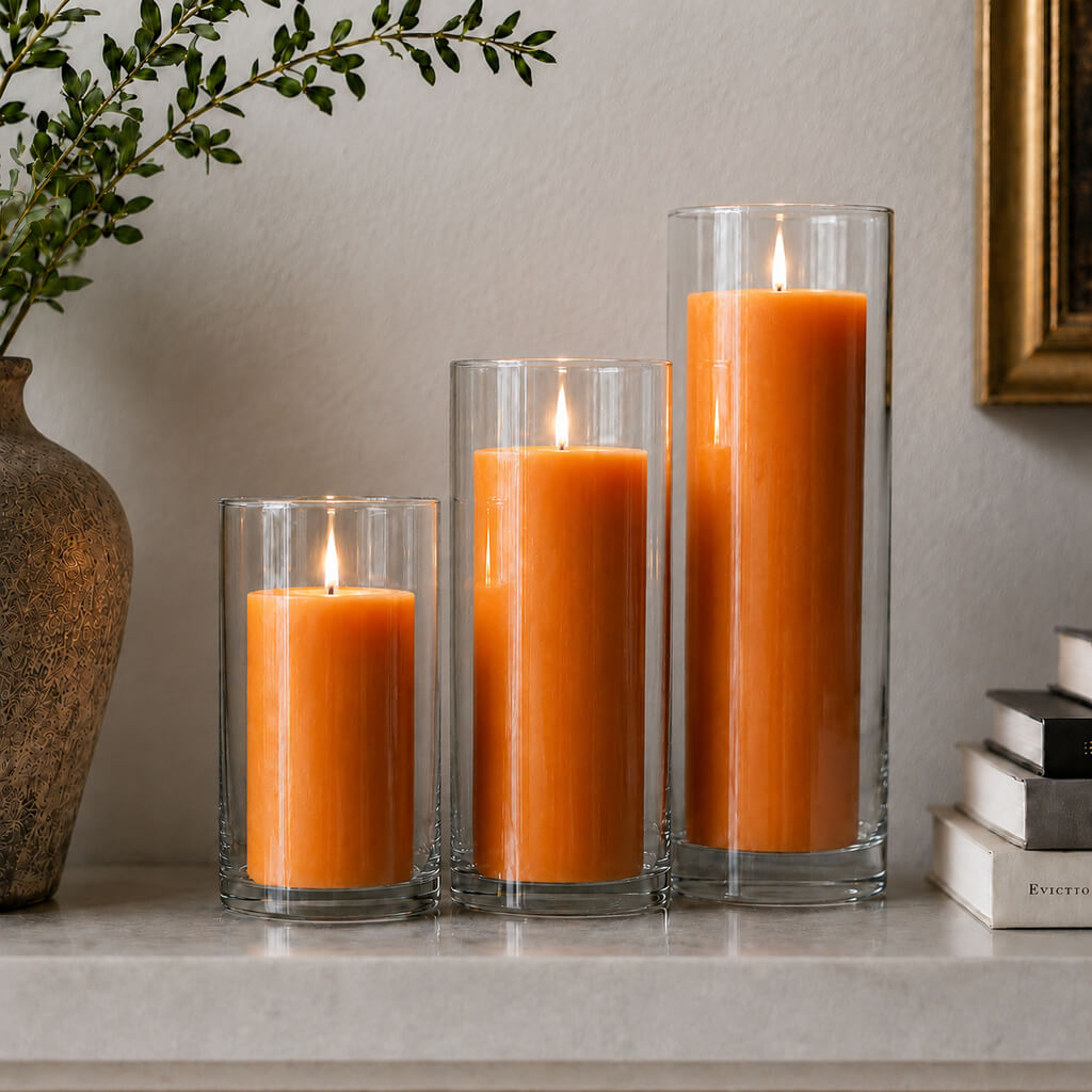 Eastland Cylinder Vases 7.5" , 9" & 10.5" Set of 36