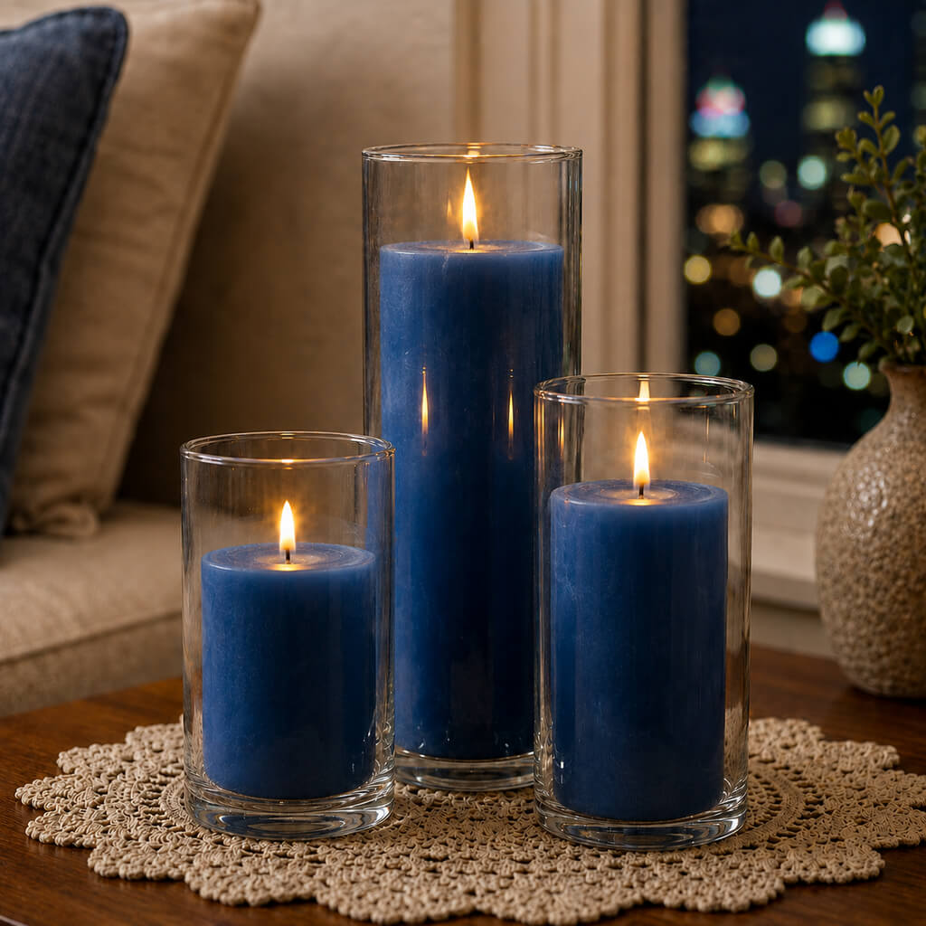 Eastland Cylinder Pillar Candle Holder 3.25"x10.5"